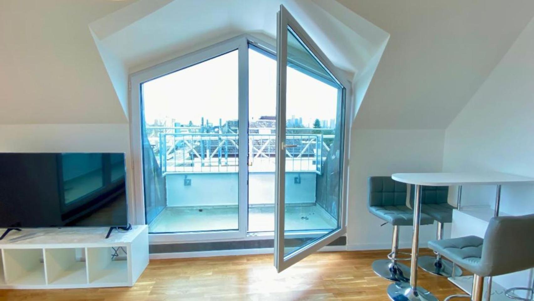 Schoenes Erwachen Im Frankfurter Penthouse Frankfurt am Main Bagian luar foto