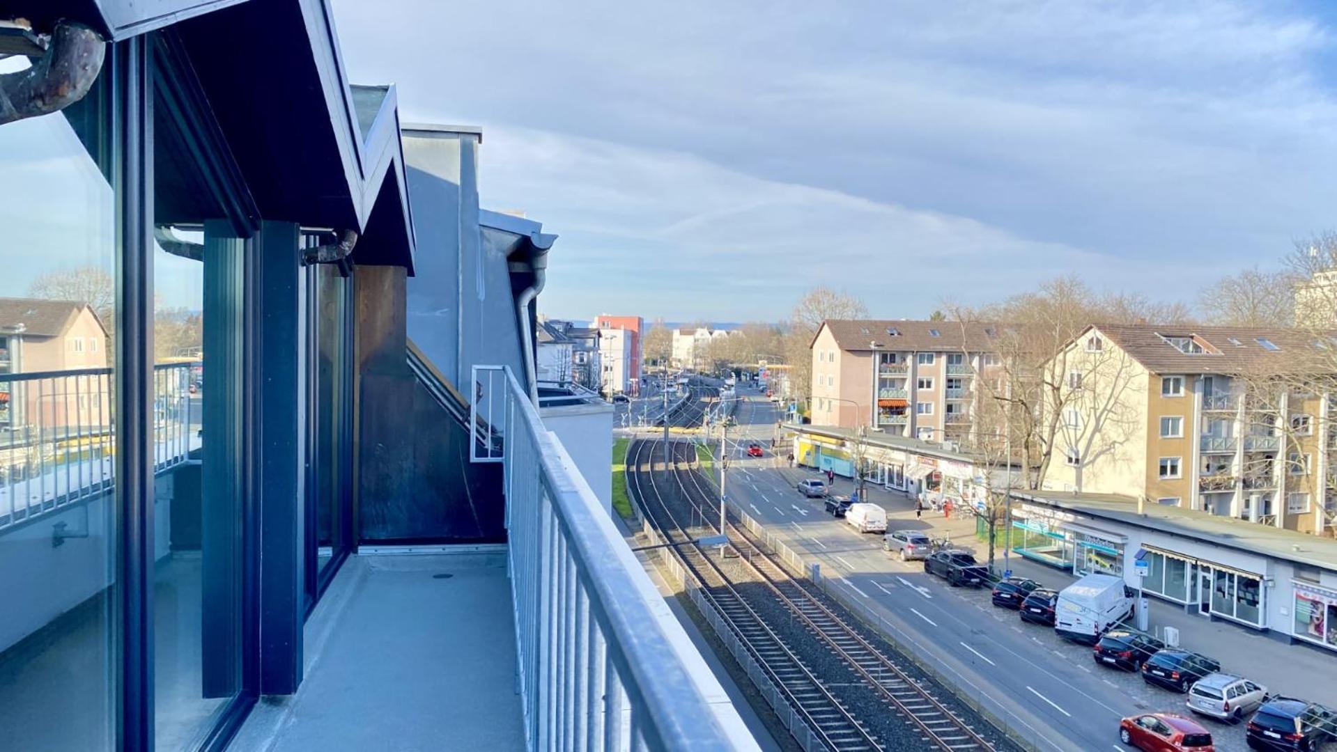 Schoenes Erwachen Im Frankfurter Penthouse Frankfurt am Main Bagian luar foto