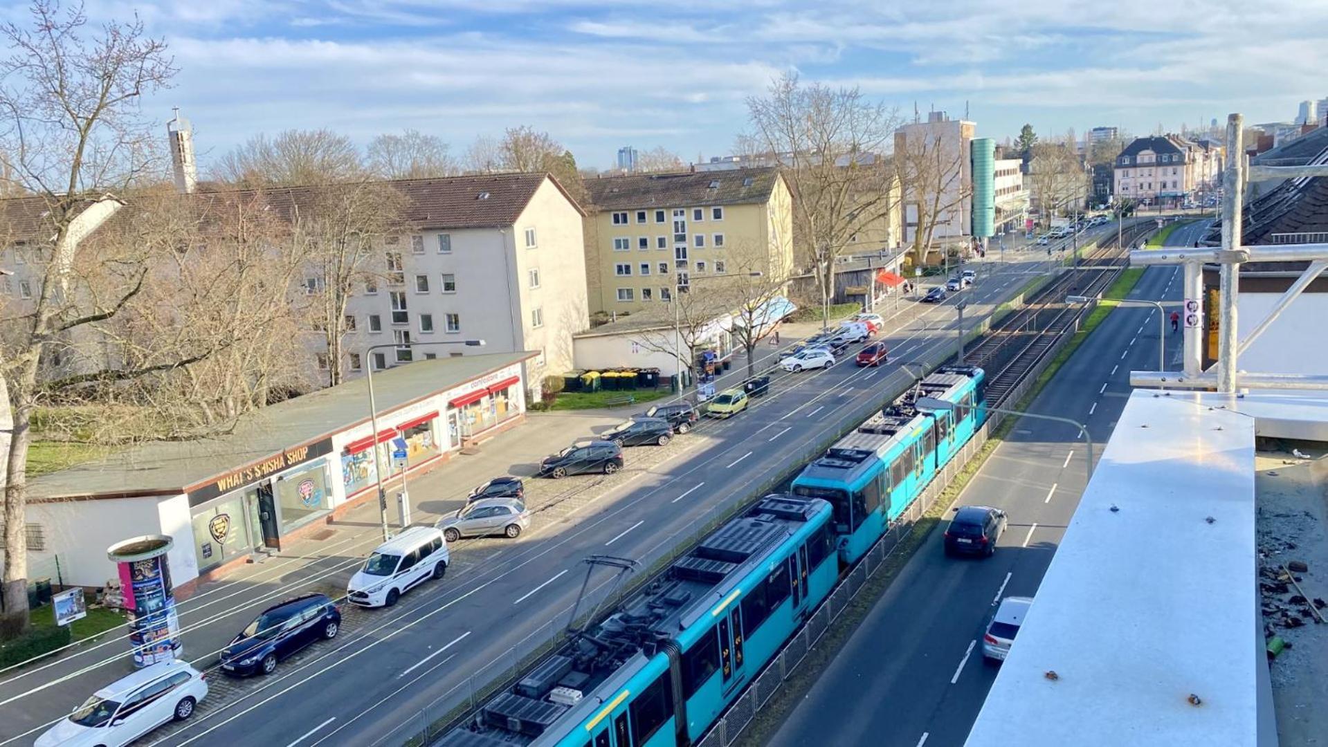 Schoenes Erwachen Im Frankfurter Penthouse Frankfurt am Main Bagian luar foto